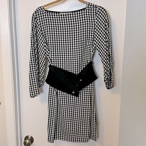 Tibi checkered dress